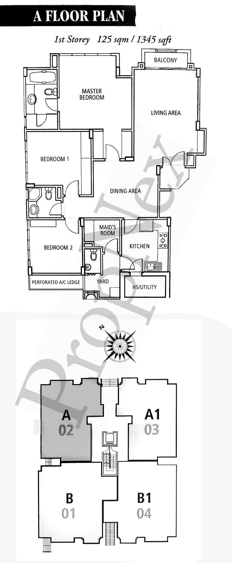 Parc Regency Condominium Floor Plan