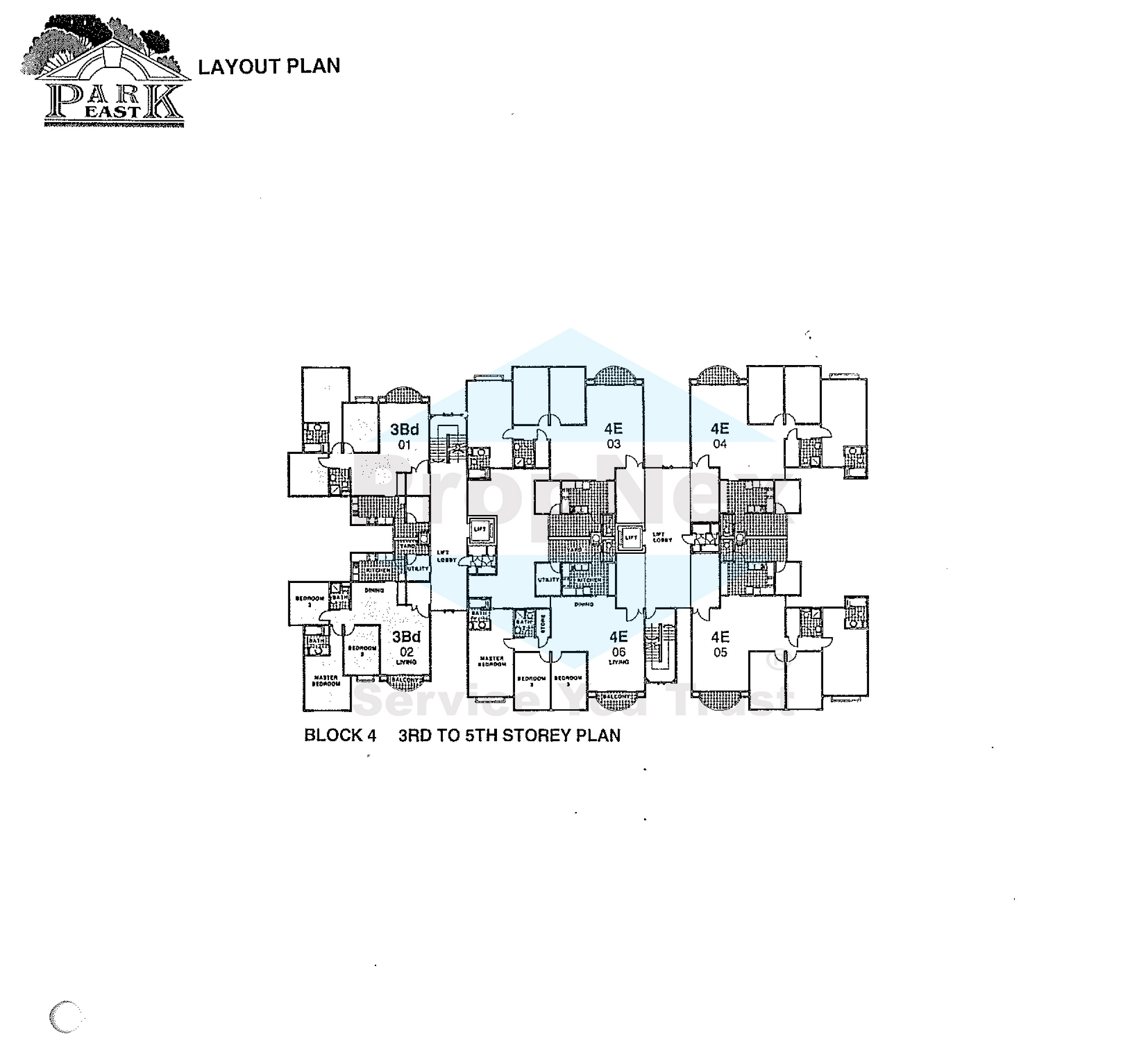 Park East Floor Plan