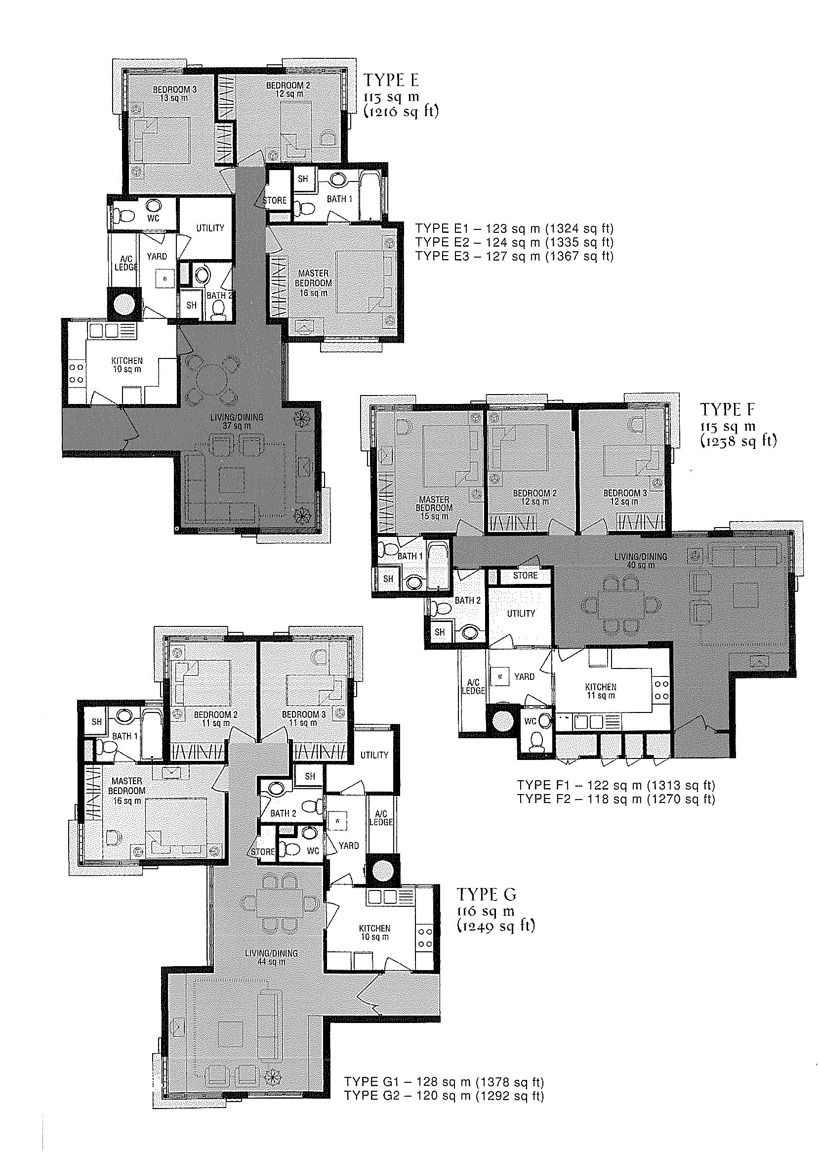 Parc Palais Condominium Floor Plan