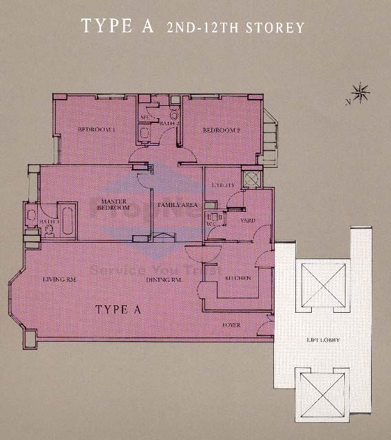 Rich Mansions Condominium Floor Plan