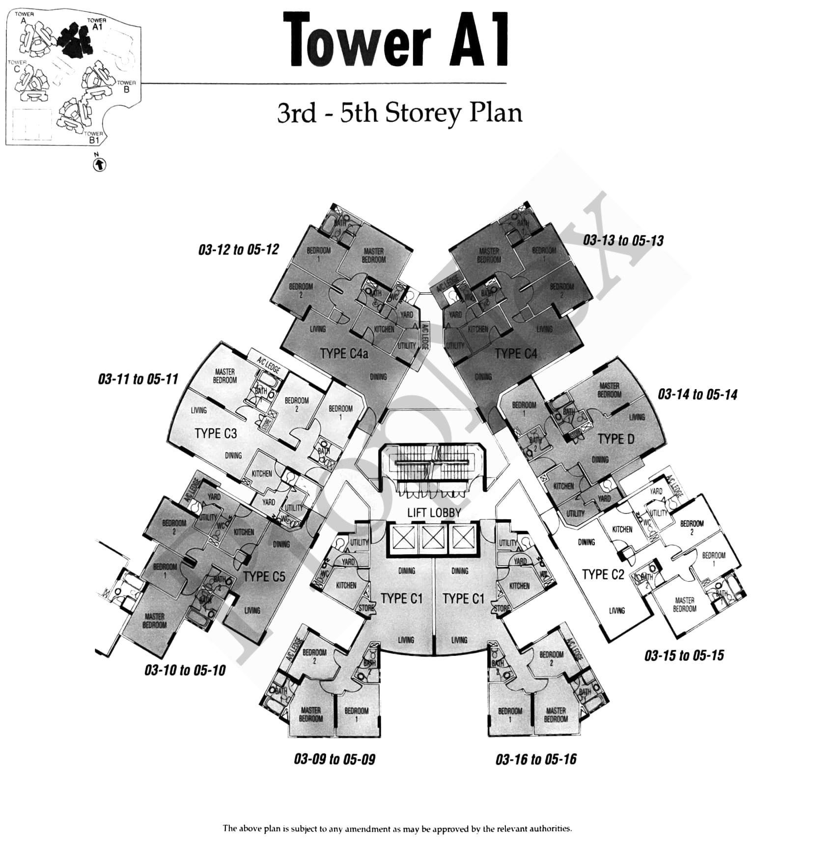 Regent Grove Condominium Floor Plan