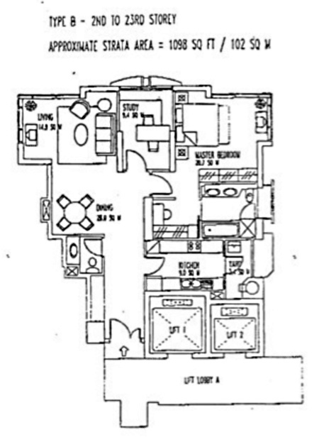 Scotts 28 Condominium Floor Plan