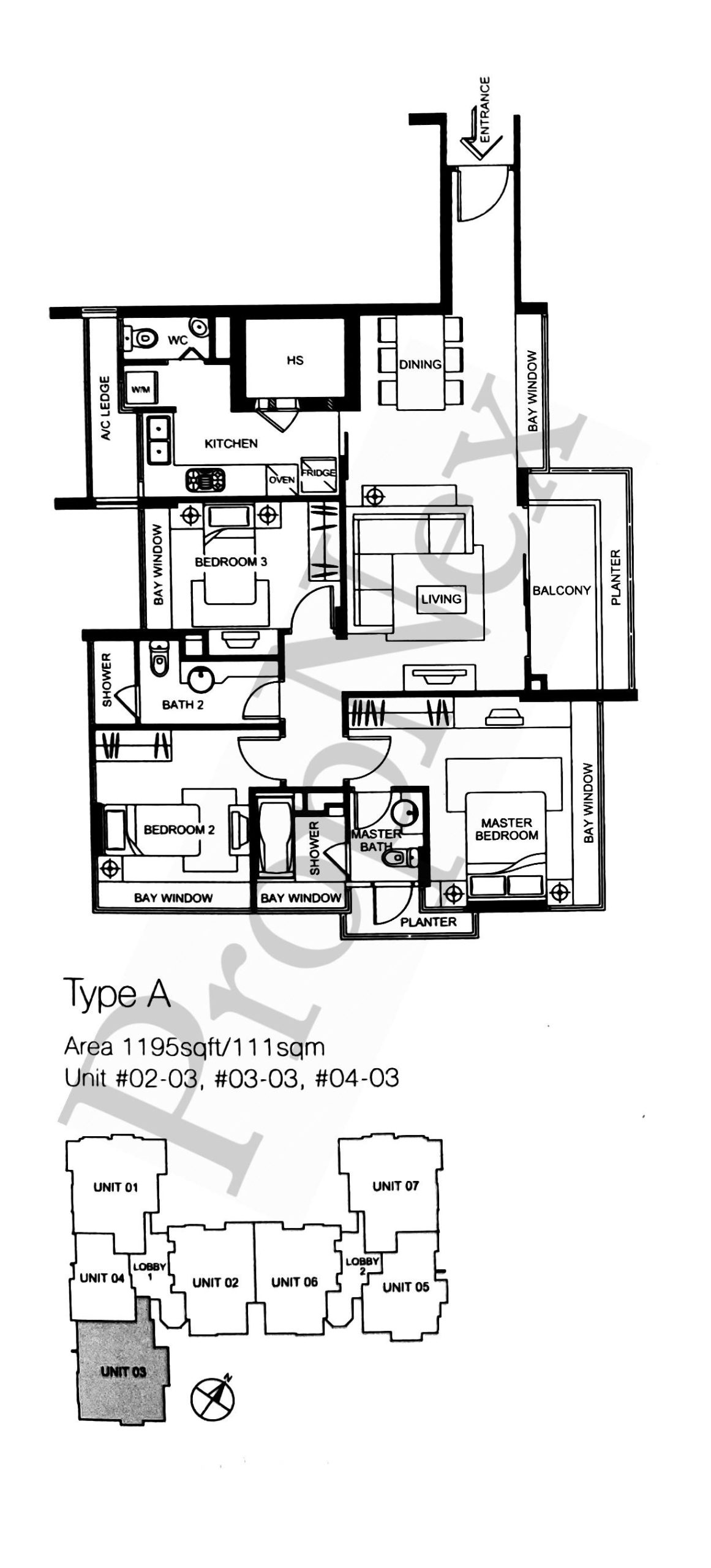 Sea Avenue Residences Floor Plan