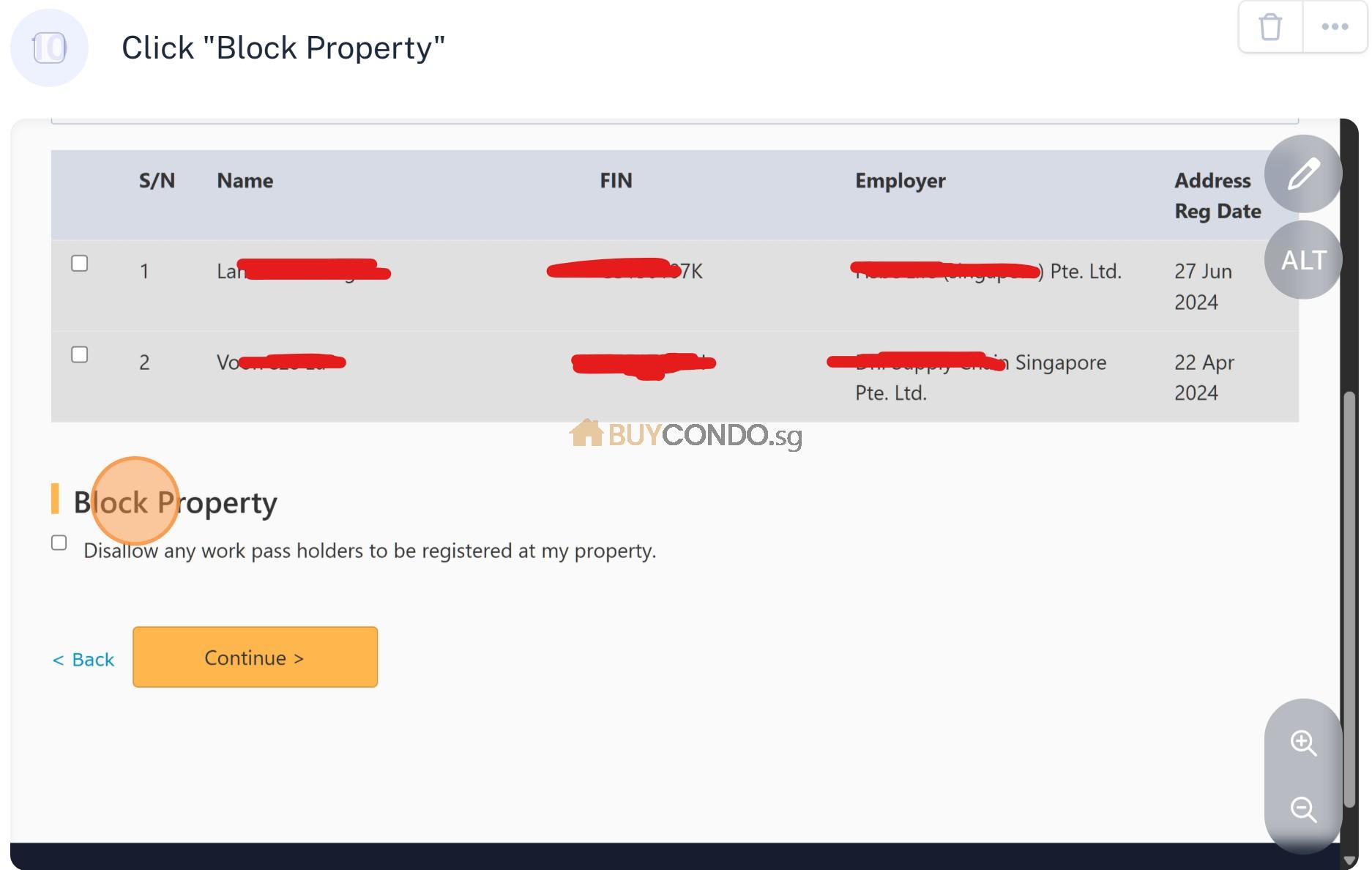 Removing Tenants & Blocking Your Property For Tenant Registrations