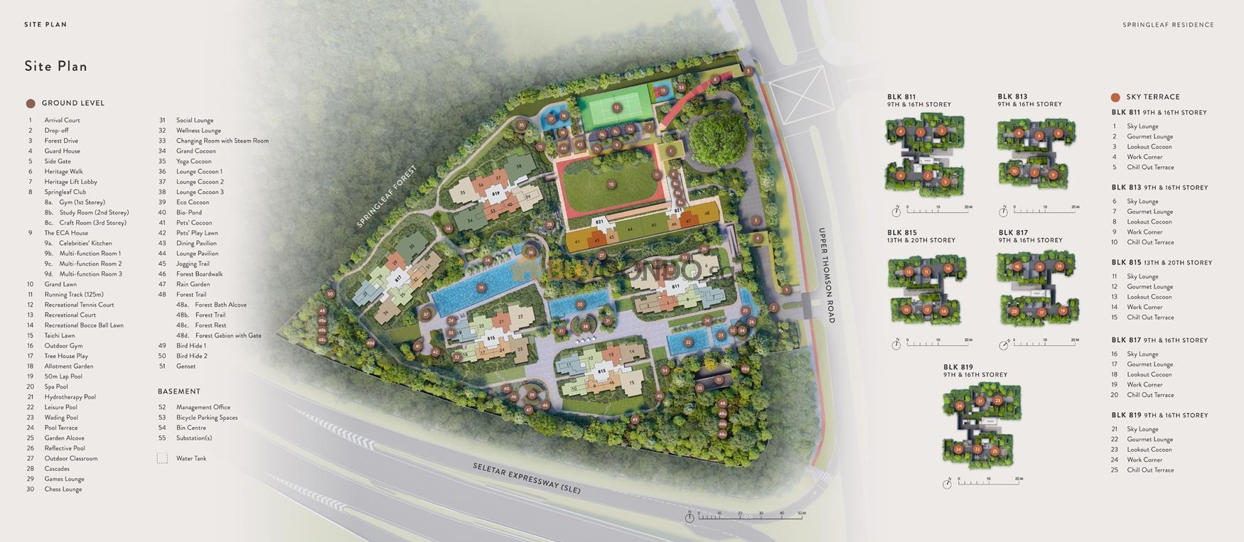 Springleaf Residence Site Plan