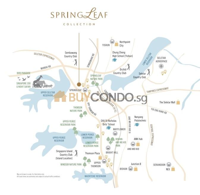 Springleaf Collection Location map