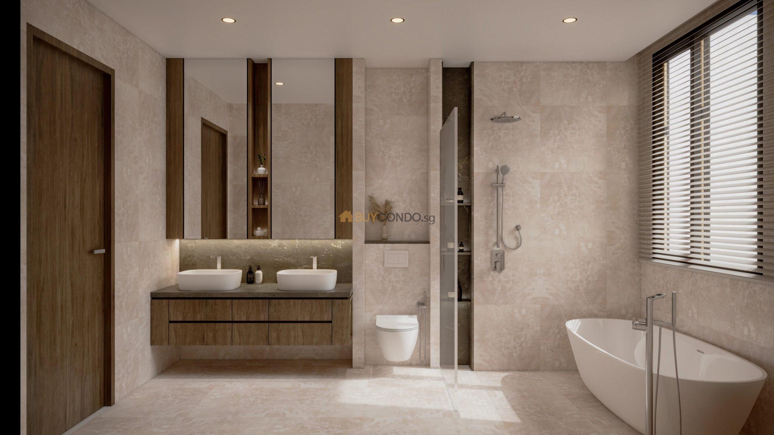 Springleaf Collection Master bath warm scheme