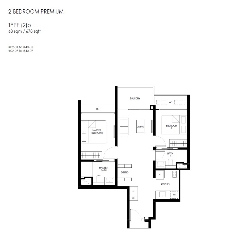 2 bedroom Premium