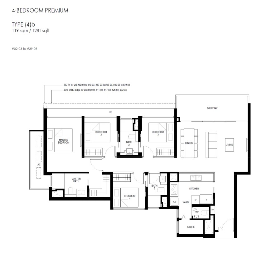 4 Bedroom Premium