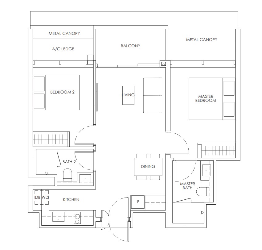 2 Bedroom Premium (Type BP2)