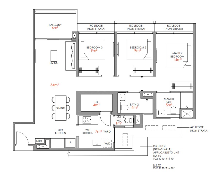 3 Bedroom Premium (Type C3P)