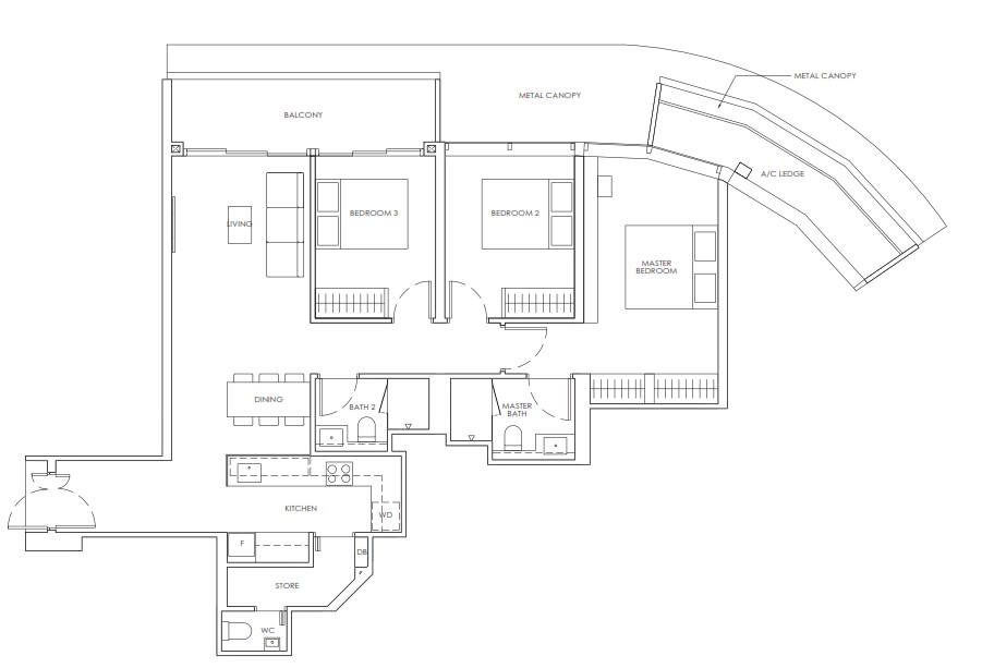 3 Bedroom Premium (Type CP1)