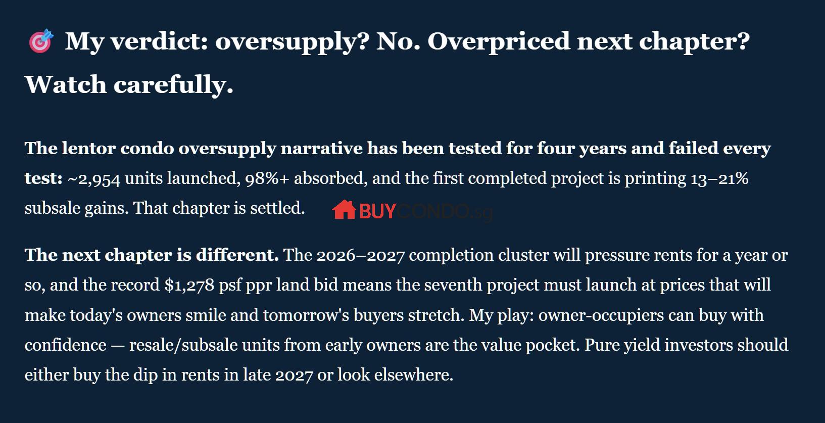 Lentor Condos Oversupply: My Honest Take After 7 Launches (2026)